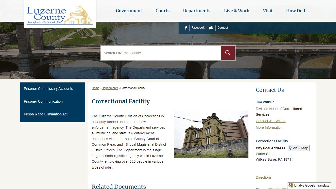 Correctional Facility | Luzerne County, PA